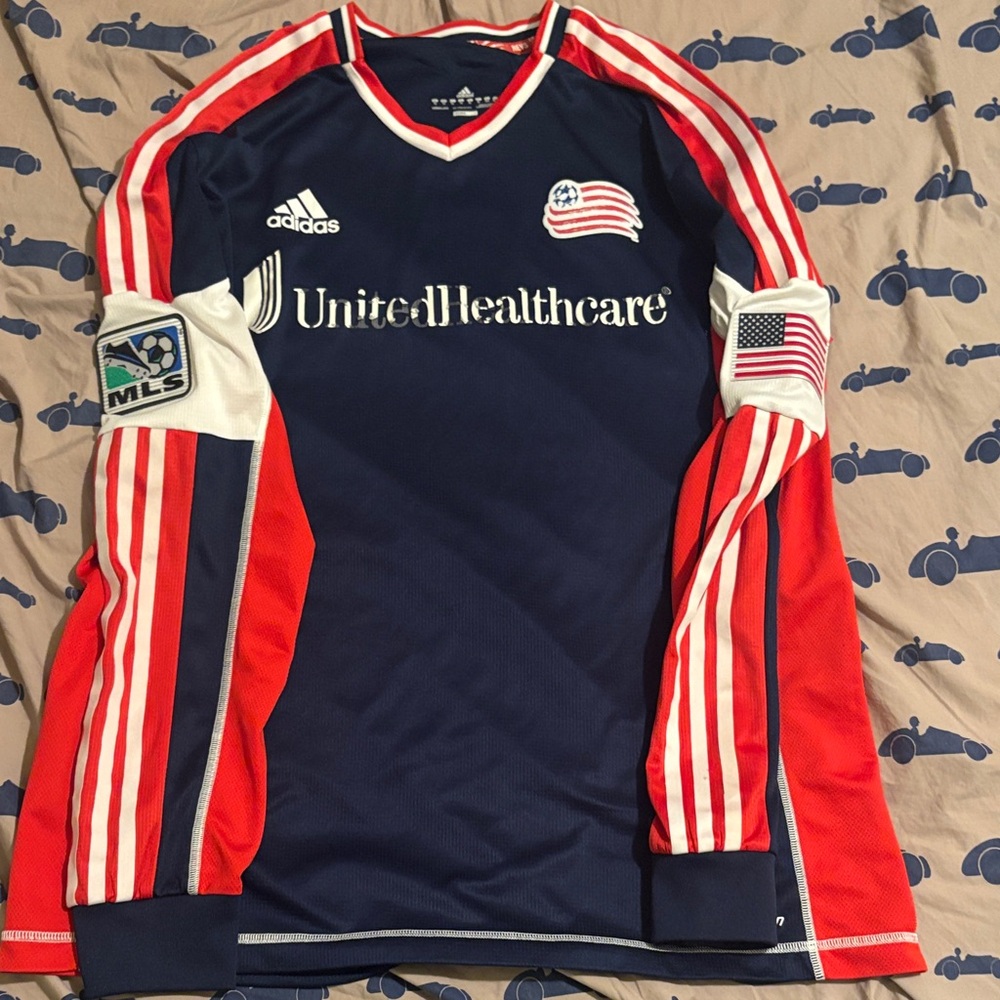 Adidas MLS Formotion New England Revolution USA Soccer Jersey